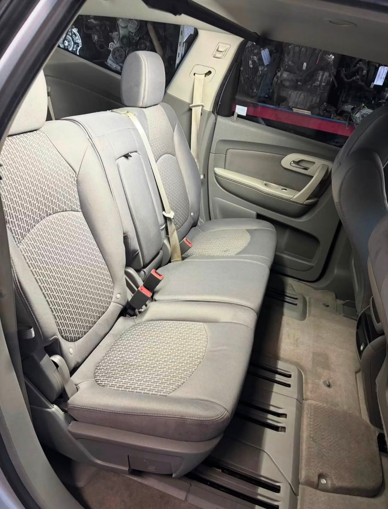After detailing — clean beige seats